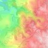 La Rivoire Haute topographic map, elevation, terrain