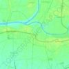 Malapit topographic map, elevation, terrain