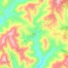 Futa topographic map, elevation, terrain