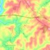 Allison topographic map, elevation, terrain