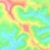 Dobra topographic map, elevation, terrain