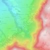 Les Combes topographic map, elevation, terrain