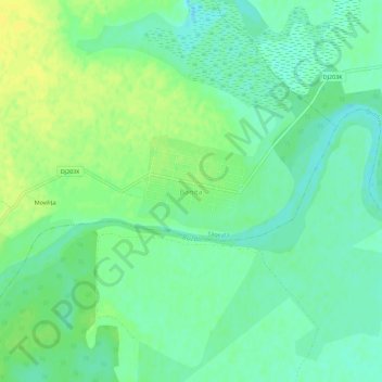 Banița topographic map, elevation, terrain