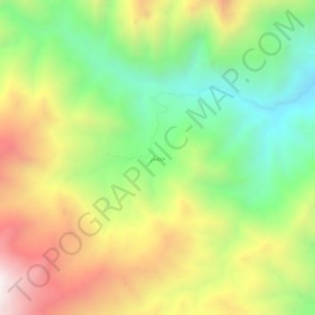 Hesar topographic map, elevation, terrain