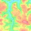 Au Padouenc topographic map, elevation, terrain