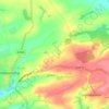 Great Lakes topographic map, elevation, terrain