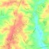 Devonshire topographic map, elevation, terrain