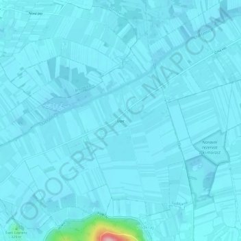 Lipe topographic map, elevation, terrain