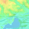 Agbara topographic map, elevation, terrain