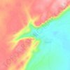 Toum topographic map, elevation, terrain