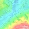 Vercours topographic map, elevation, terrain