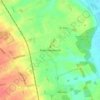 Potterhanworth topographic map, elevation, terrain