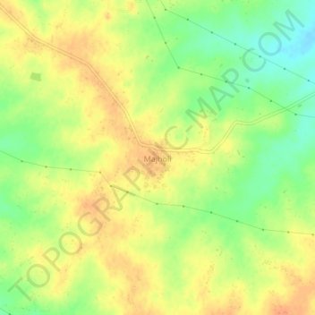 Majholi topographic map, elevation, terrain