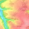 Le Bois Hulin topographic map, elevation, terrain