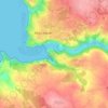 Le Yaudet topographic map, elevation, terrain