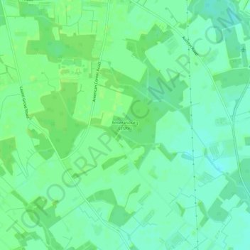 Federalsburg Estates topographic map, elevation, terrain