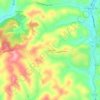Langeloth topographic map, elevation, terrain