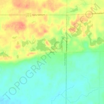 Murat topographic map, elevation, terrain