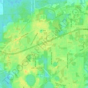 Francis topographic map, elevation, terrain
