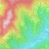 Lenzari topographic map, elevation, terrain
