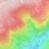 Dessus les Roches topographic map, elevation, terrain