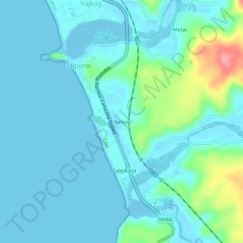 Kolsar topographic map, elevation, terrain