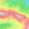 Pas de l'Aiguille topographic map, elevation, terrain