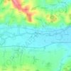 Gerau topographic map, elevation, terrain