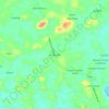 Borbordee topographic map, elevation, terrain