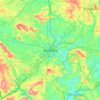 Hereford topographic map, elevation, terrain