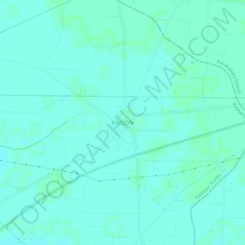 RAISON topographic map, elevation, terrain