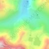 Pinet topographic map, elevation, terrain