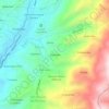 Shorshán topographic map, elevation, terrain