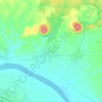 Mughalki topographic map, elevation, terrain