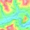 Aberyscir topographic map, elevation, terrain