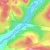 East Richford topographic map, elevation, terrain