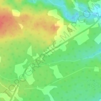 New Jersey topographic map, elevation, terrain