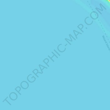 Deepest point -592m topographic map, elevation, terrain