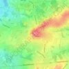 Ledeberg topographic map, elevation, terrain