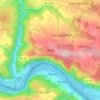 Haar topographic map, elevation, terrain