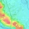 Achterberg topographic map, elevation, terrain