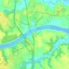 South Saint Georges topographic map, elevation, terrain