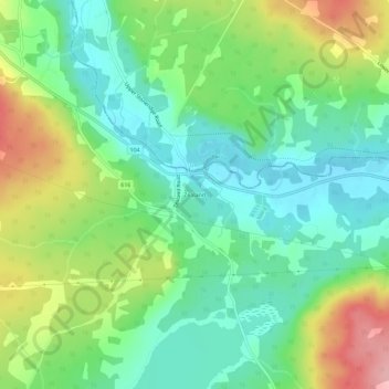 Zealand topographic map, elevation, terrain