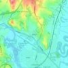 Kjeller topographic map, elevation, terrain