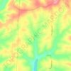 Ocie topographic map, elevation, terrain