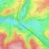 Thioux topographic map, elevation, terrain