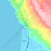 Moonstone topographic map, elevation, terrain