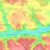 Borbath topographic map, elevation, terrain