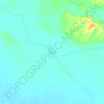 Kinjari topographic map, elevation, terrain