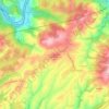 Malmantile topographic map, elevation, terrain